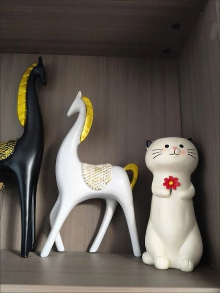  Bình Hoa Hình Chú Mèo Dễ Thương 