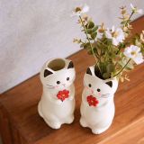  Bình Hoa Hình Chú Mèo Dễ Thương 