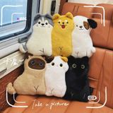  Gối Ôm Chó / Mèo Nhồi Bông Mềm Mại 