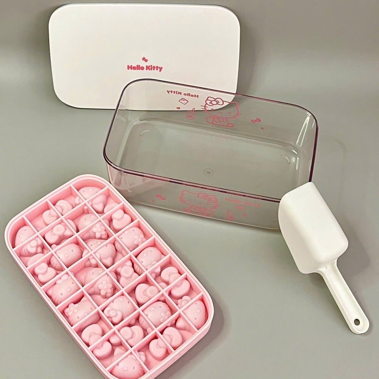  Set Khay Nhựa Đá Hello Kitty 
