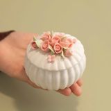  Hộp Sứ Tròn Đa Năng Hoa Hồng 