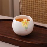  Chén Trà Gốm Sứ Thủ Công Họa Tiết Hoa Anh Đào 