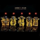  Bộ Tượng Ngũ Phúc Thần Tài Lưu Ly Vàng 