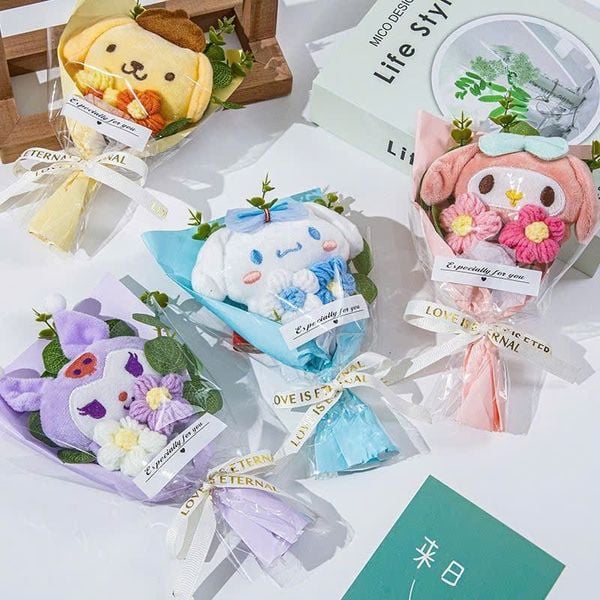  Bó Hoa Thú Bông Nhân Vật Pompompurin 