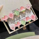  Sét Kẹp Tóc Hình Hoa Và Kem Dễ Thương 