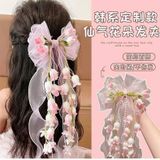  Kẹp Tóc Đính Nơ Voan 