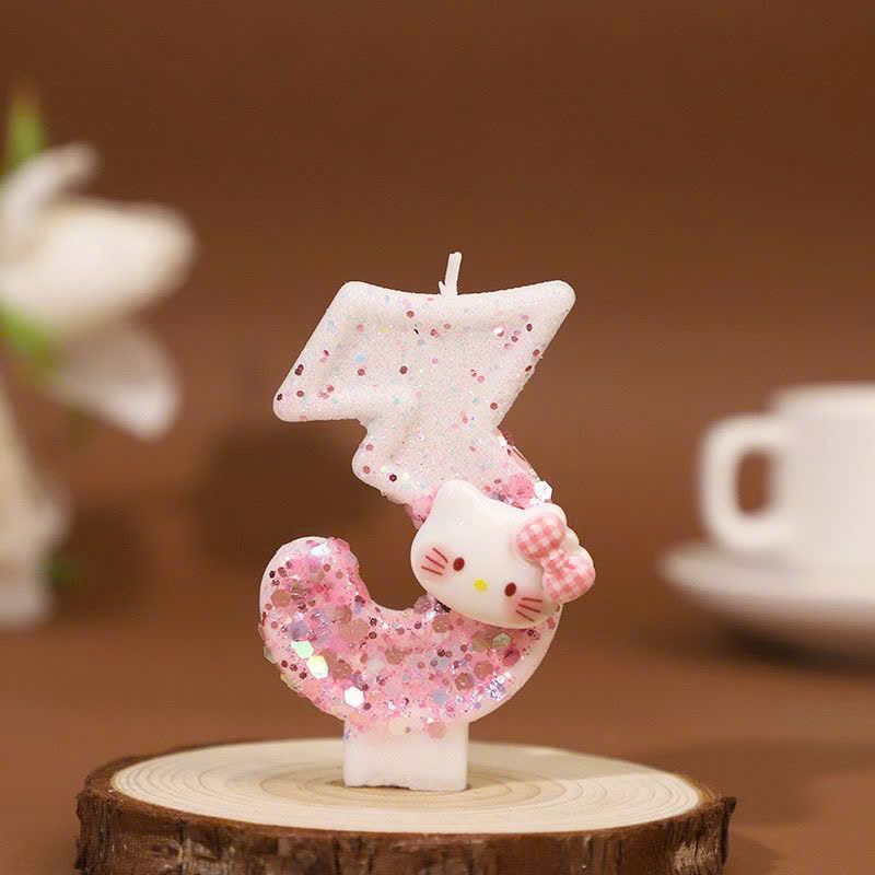  Nến Sinh Nhật Chữ Số Hello Kitty 