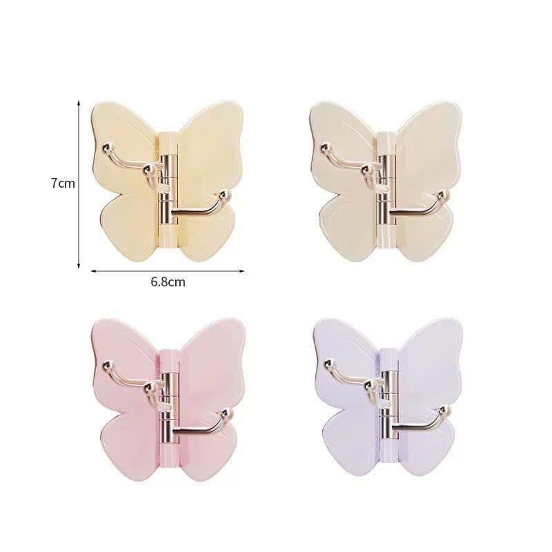  Móc Treo Đồ Dán Tường Hình Cánh Bướm 