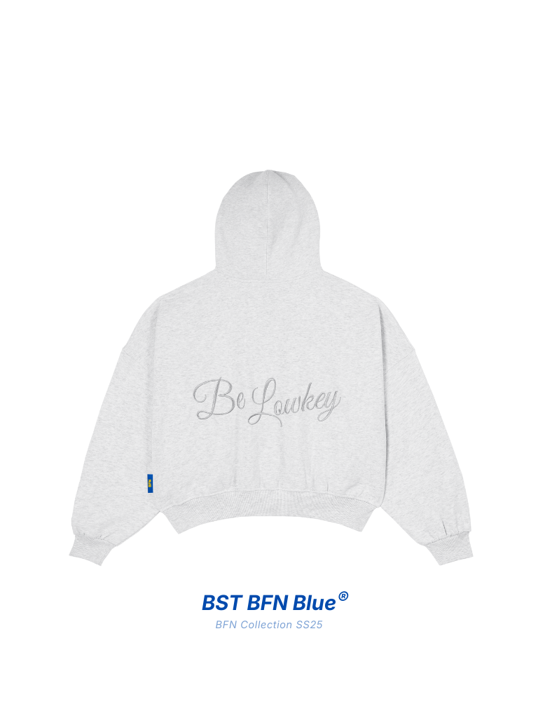 Set Hoodie Zip Boxy BFN BLUE - BFHDZSET001