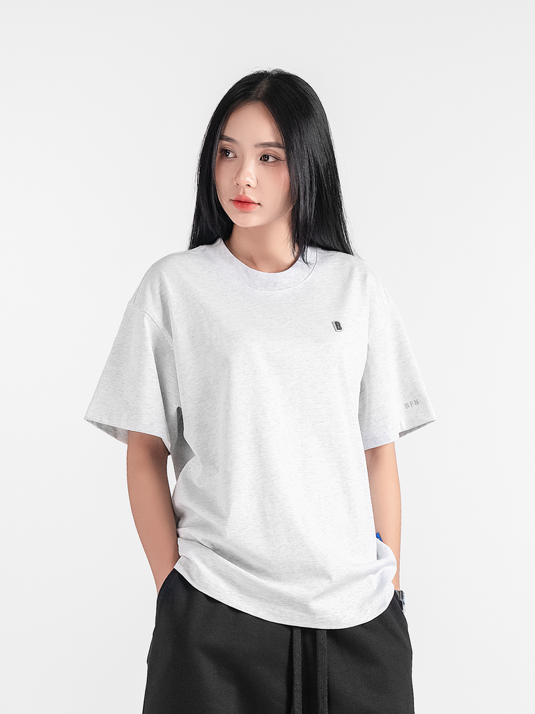 Áo Thun Nam Nữ Thêu Icon B - BFTS001A