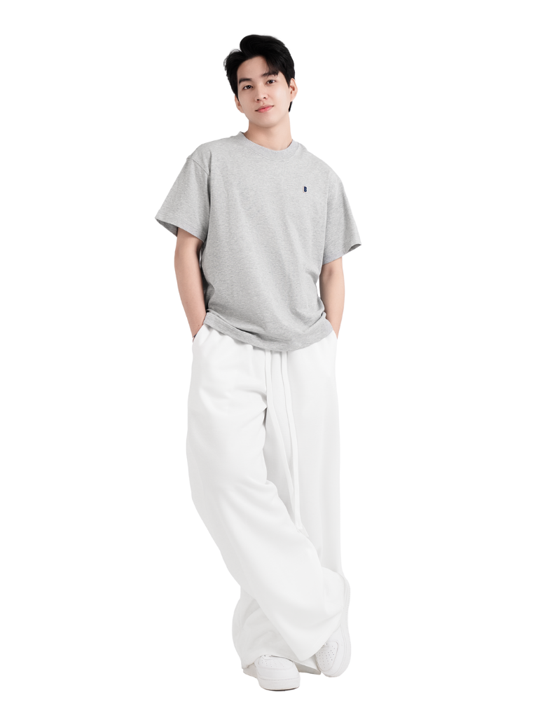 Áo Thun Nam Nữ Thêu Icon B - BFTS001A