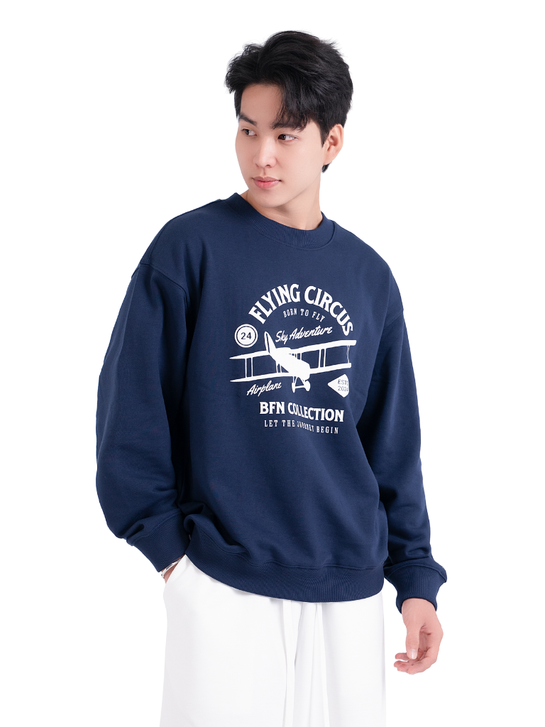 Áo Sweater BFN Flying Circus- BFSWTE3