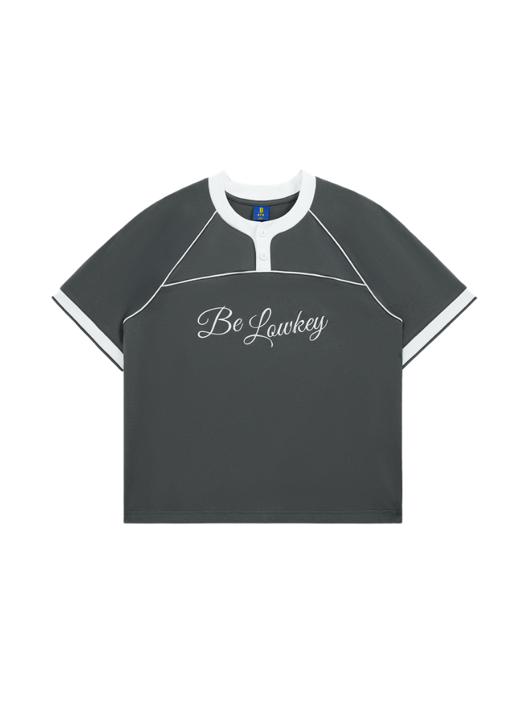 Áo Boxy Phối Viền Be Lowkey - BFTS021