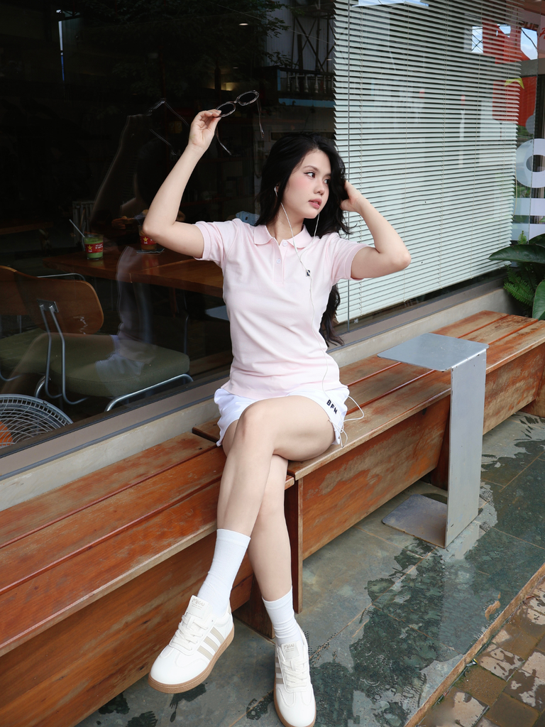 Áo Polo Nữ Thêu Icon B PREMIUM- BFPLW009