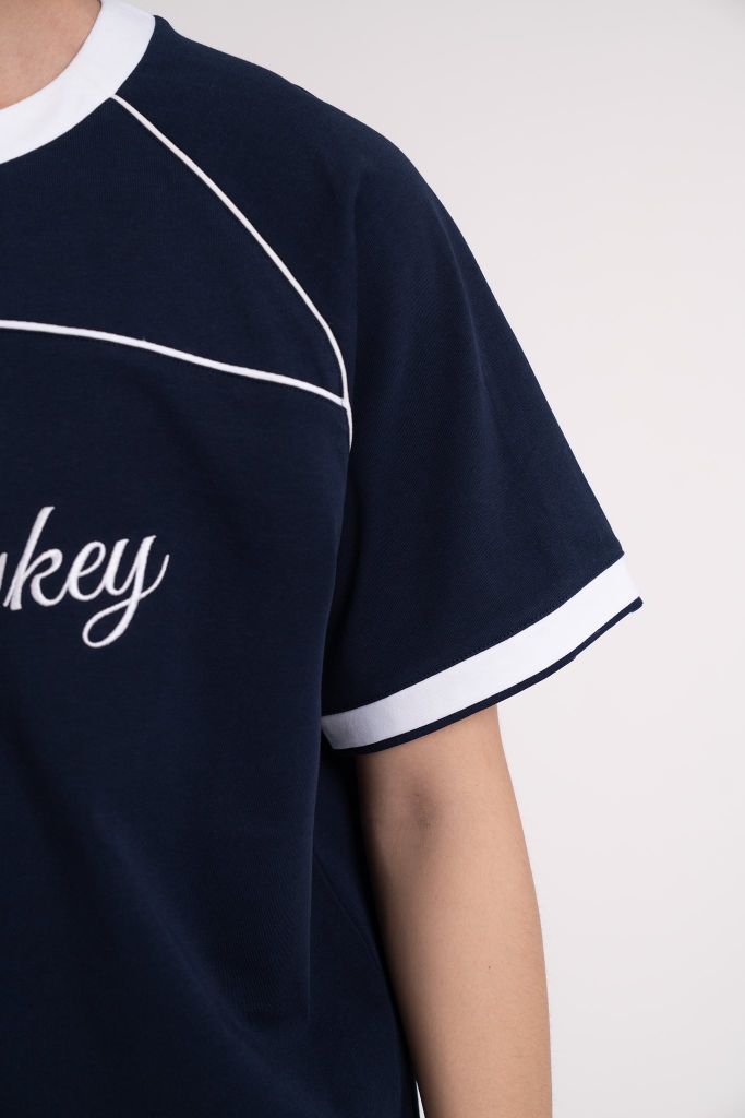 Áo Boxy Phối Viền Be Lowkey - BFTS021