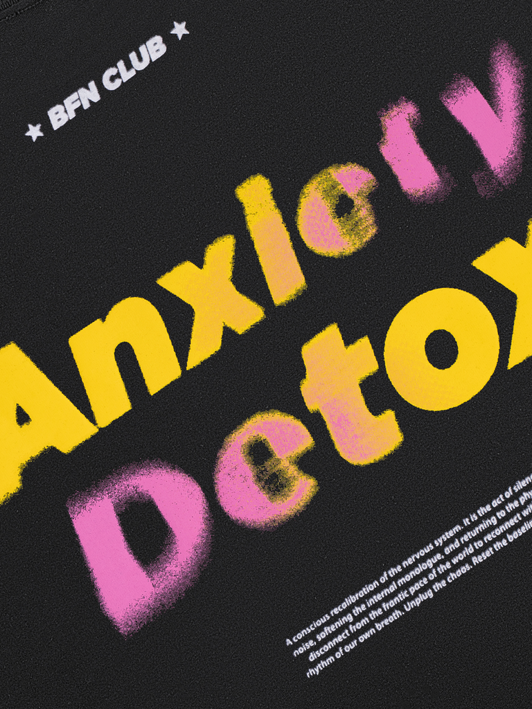 Áo Thun Boxy Anxiety Detox - BFBXY008