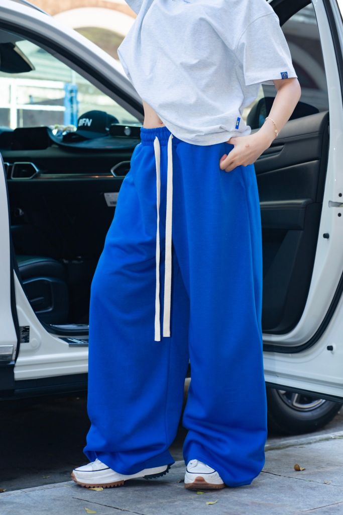 Quần Dài Nỉ Ống Rộng Basic BFN - BFQD001