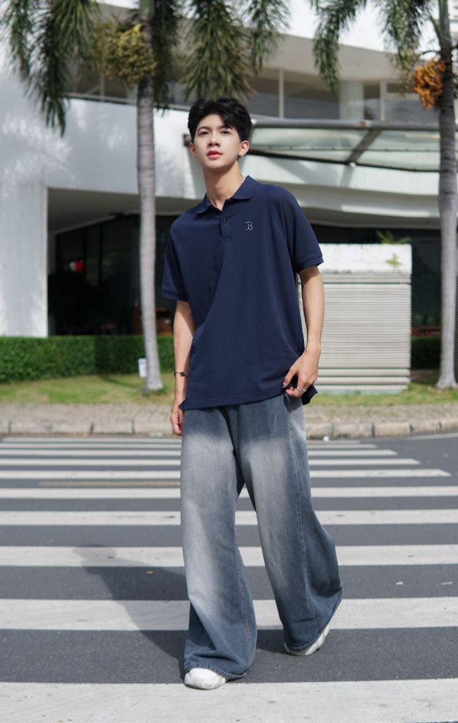 Áo Polo Nam Thêu Logo B - BFPL002