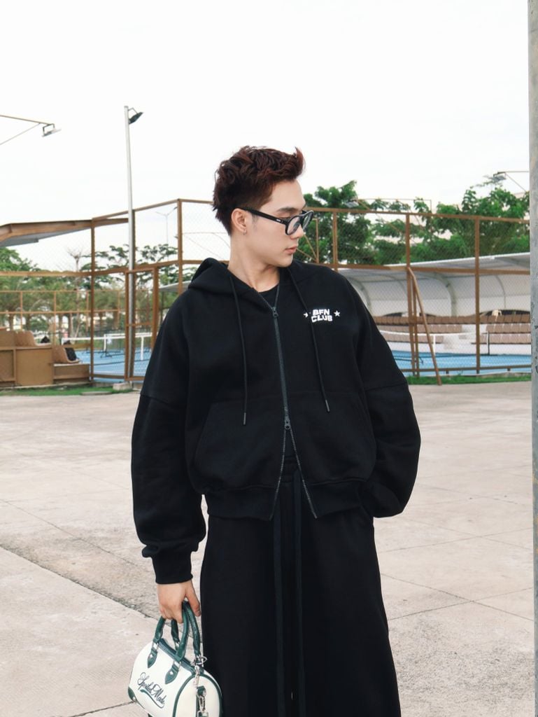Áo Hoodie Zip Boxy BFN Club - BFHDZ001