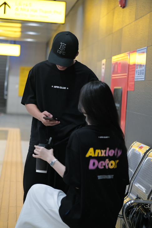 Áo Thun Boxy Anxiety Detox - BFBXY008