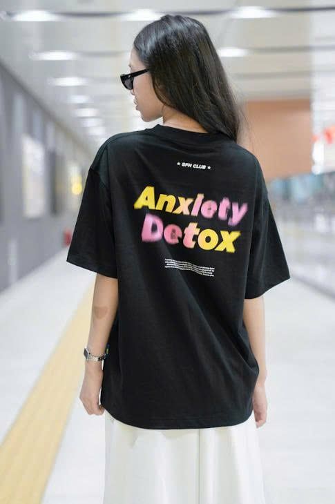 Áo Thun Boxy Anxiety Detox - BFBXY008
