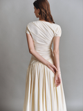  LUNAR SILLAGE - OCHRE DRESS 