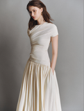  LUNAR SILLAGE - OCHRE DRESS 