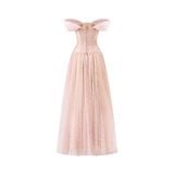  OZELIA Off Shoulder Tulle Dress 