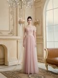  Balévia Blush Tulle Corset Gown Dress 