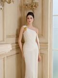  Celoria White Draped Corset Multiway Dress 