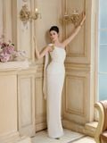  Celoria White Draped Corset Multiway Dress 