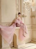  Paléa High-Gloss Organza Maxi Cape 