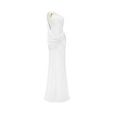  Celoria White Draped Corset Multiway Dress 
