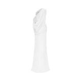  Celoria White Draped Corset Multiway Dress 