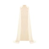  Glacyn Detachable Tulle High-Neck Cape 