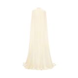  Glacyn Detachable Tulle High-Neck Cape 