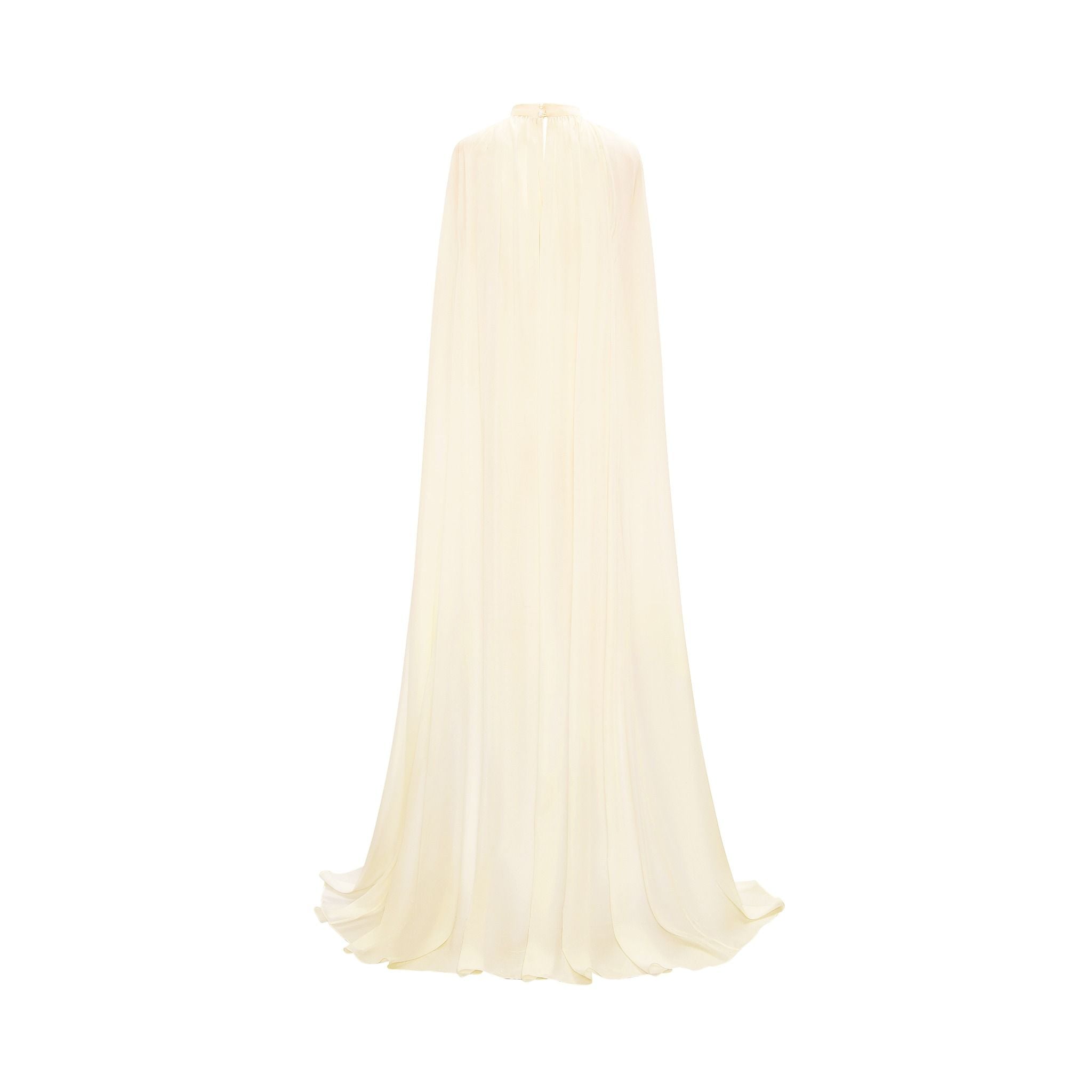  Glacyn Detachable Tulle High-Neck Cape 