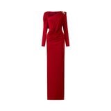  VALORIA Draped Column Maxi Dress 