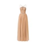  MAELOR Embellished Halter-Neck Maxi Dress 