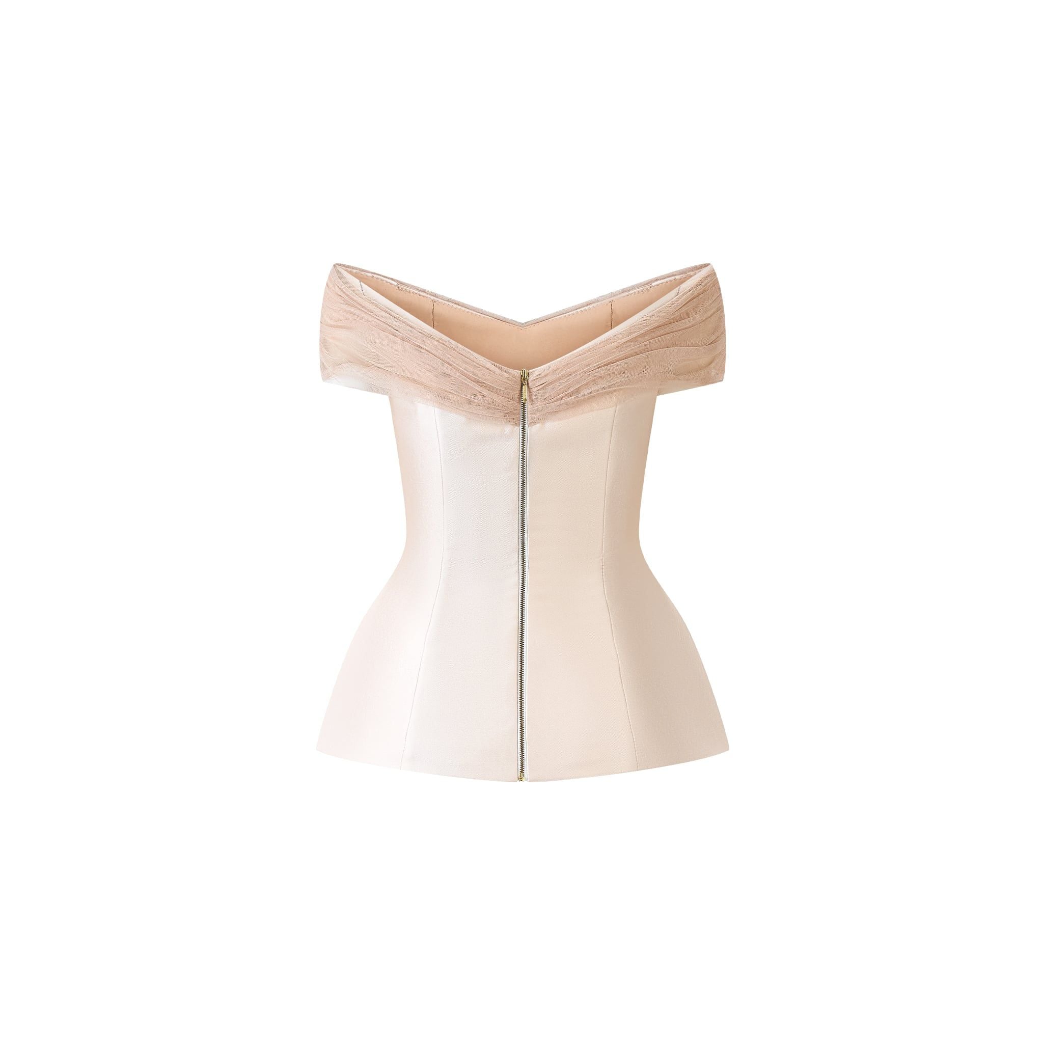  DORELL Off-Shoulder Peplum Top 