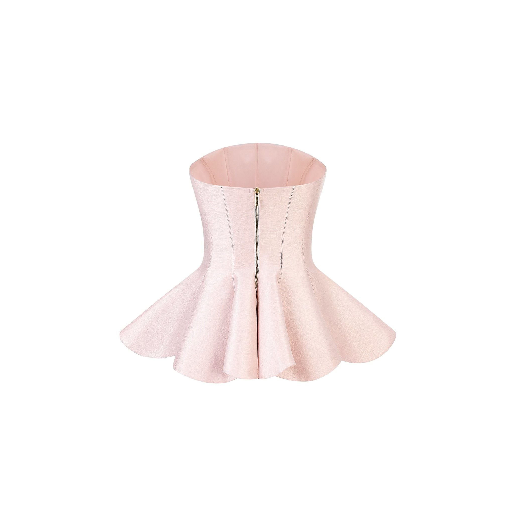  ORELISSE Strapless Flared Top 