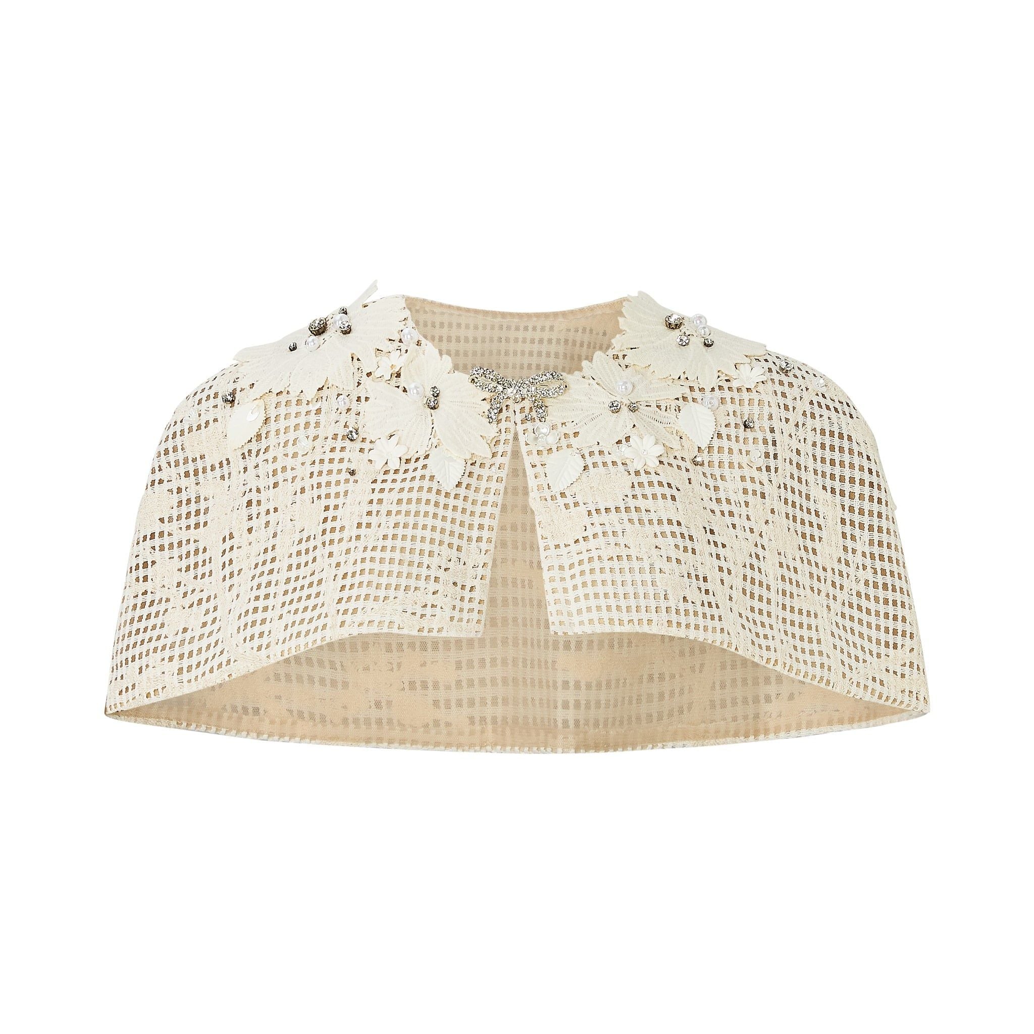 Kalina Floral Lace Embellished Bolero 