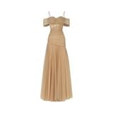  Aliora Tulle Mermaid Off-Shoulder Dress 