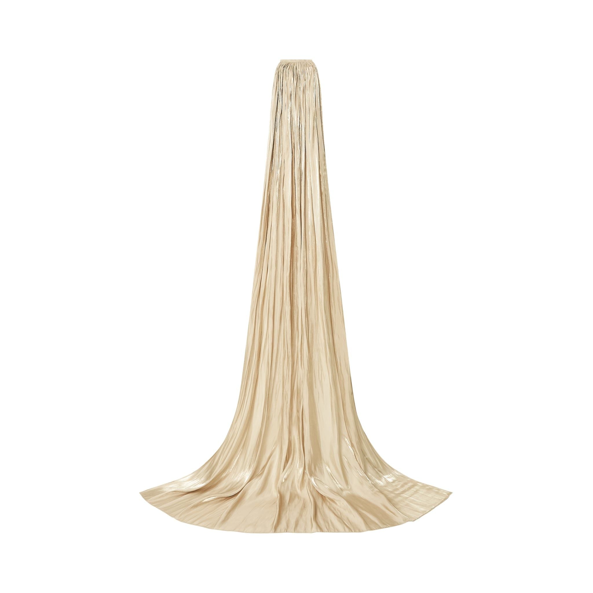 ZELIA Floor-Length Silk Cape 