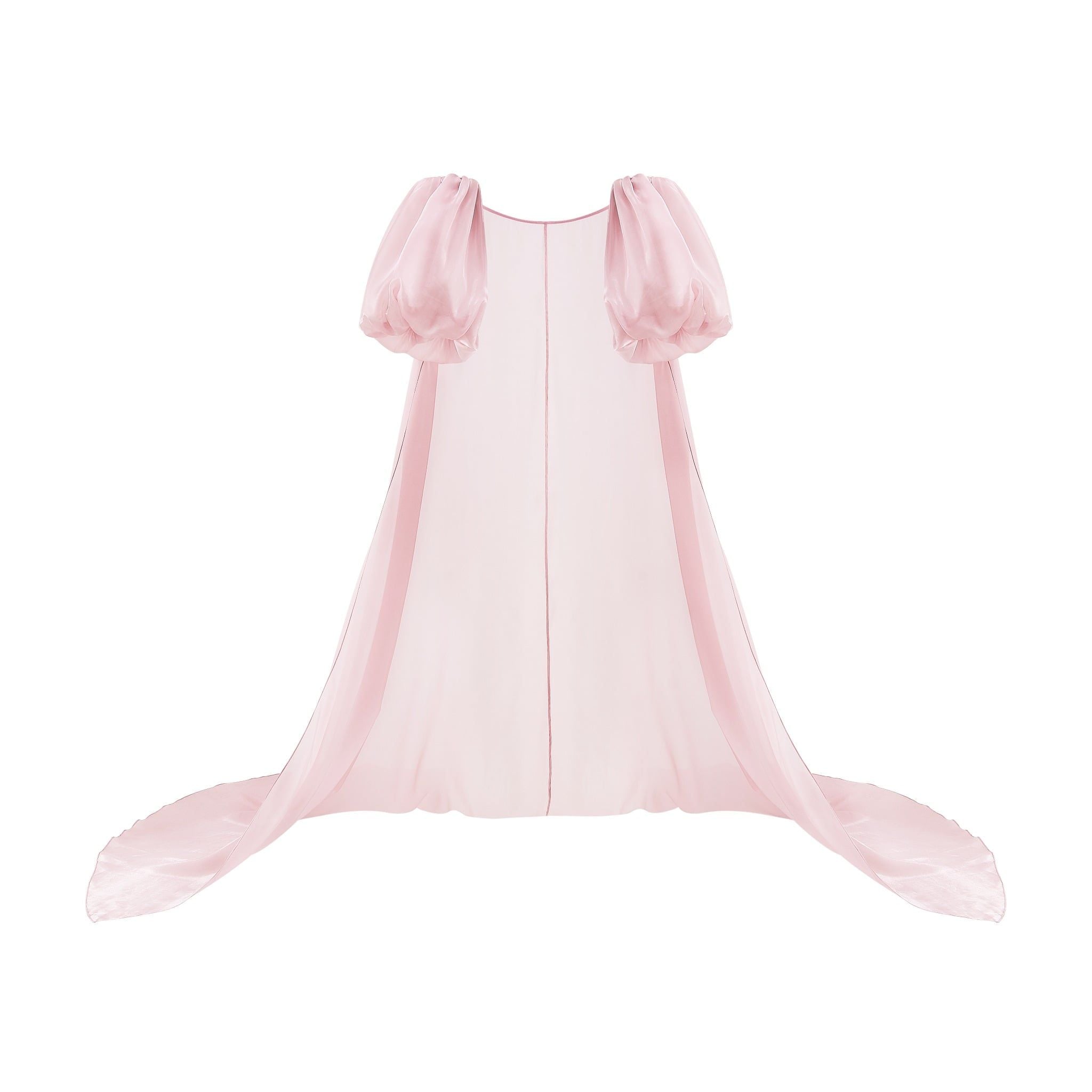  Paléa High-Gloss Organza Maxi Cape 