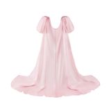  Paléa High-Gloss Organza Maxi Cape 