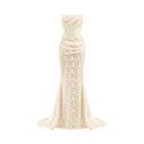  Solstice Mermaid Sequin Mesh Floor Length Dress 