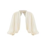  Solstice Poet Sleeve Embellished Sheer Cape 