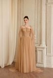  MAELOR Embellished Halter-Neck Maxi Dress 