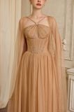  MAELOR Embellished Halter-Neck Maxi Dress 